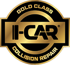Honda certified collision repair facility badge